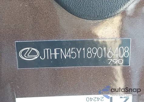 2008 Lexus Sc 430 z USA, uszkodzony, nr VIN JTHFN45Y189016408